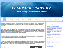 Tablet Screenshot of peelparkfisheries.com